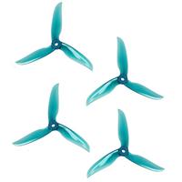 DALPROP Cyclone T5040C Pro 3-blade Crystal Turquoise Propellers (2 pairs) [MR1501-CT]